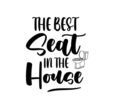 Poster Badezimmer der beste Platz im Haus - TenStickers