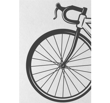 Poster minimalistisches Fahrrad - TenStickers