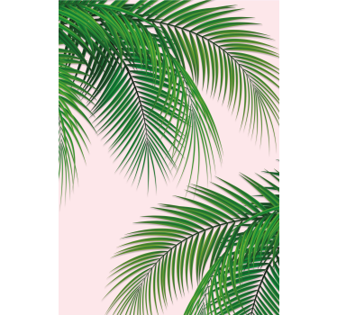 Poster tropisches Blatt Design - TenStickers