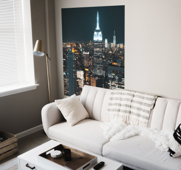 Poster New York City bei Nacht - TenStickers