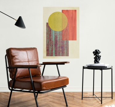 Bauhaus Geometrie Plakat - TenStickers