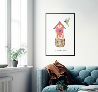 Poster dekorativ Home Sweet Home - TenStickers