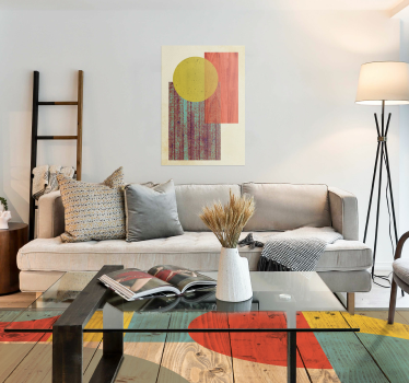 Bauhaus Geometrie Plakat - TenStickers