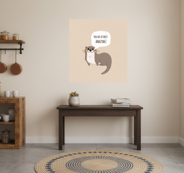 Küchenposter lustiger otter-wortwitz - TenStickers