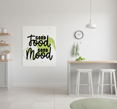 Küchenposter lustiger spruch mit grünen früchten - TenStickers