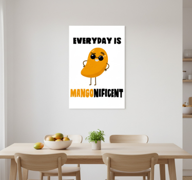 Küchenposter lustiger spruch mit mango - TenStickers
