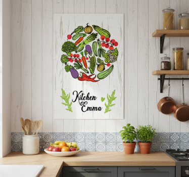 Küchenposter mit gemüse - TenStickers
