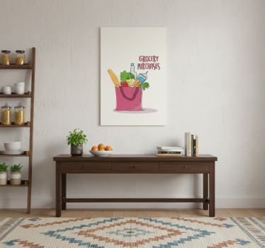 Küchenposter mit lebensmittelillustration - TenStickers