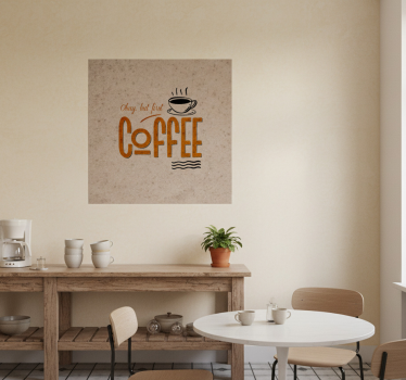 Küchenposter mit schönem vintage spruch - TenStickers