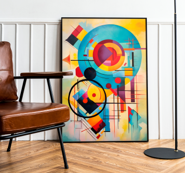 Kunstdrucke mit abstraktem Expressionismus Design - TenStickers