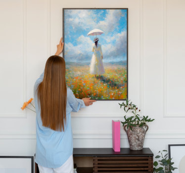 Kunstdruck des Impressionismus Printemps - TenStickers