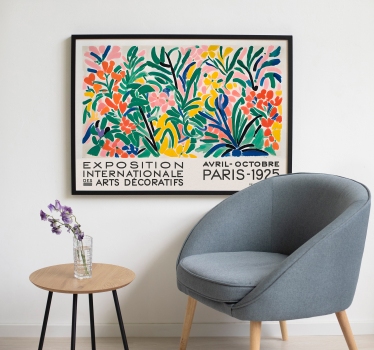 Kunstdruck mit naturalistischer Kunst - TenStickers