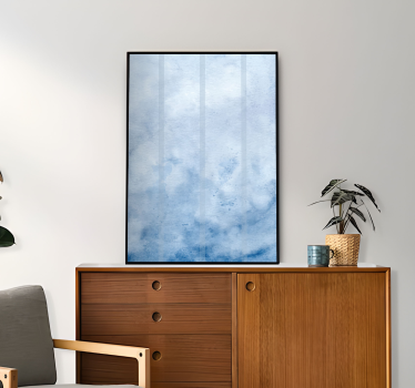 Abstraktes Wasser Poster mit Wasserfarben - TenStickers