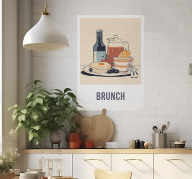 Poster Brunch Time Design - TenStickers
