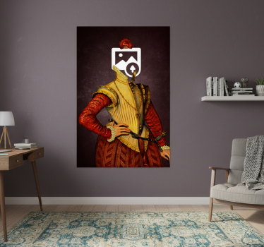 Poster wohnzimmer aristokratische katzen - TenStickers