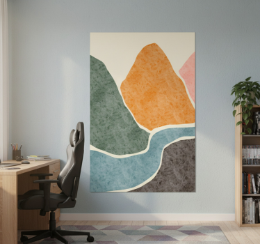 Poster wohnzimmer moderne abstrakte malerei - TenStickers