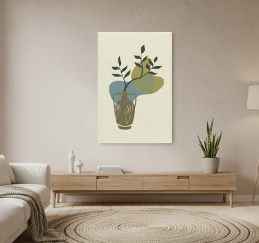 Poster wohnzimmer japandi minimalistischer natur - TenStickers