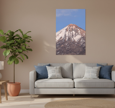 Poster wohnzimmer teide berglandschaft - TenStickers