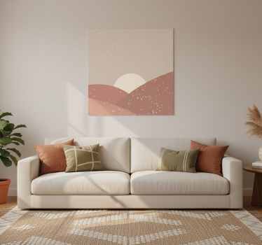 Poster wohnzimmer wandkunst morgenröte - TenStickers