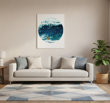 Poster wohnzimmer windsurfer sportler - TenStickers