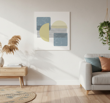 Poster wohnzimmer zeitgenössische kunst modernes design - TenStickers