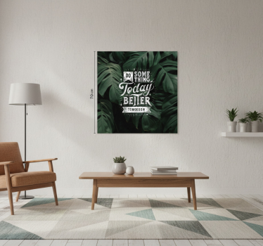 Poster wohnzimmer zitat für eine bessere zukunft - TenStickers