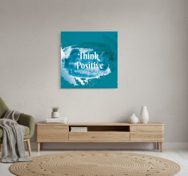 Poster zitat denke positiv - TenStickers