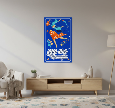 Poster zitat du bist eine so schöne tanzende frau - TenStickers