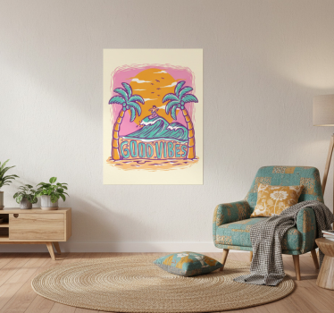 Poster zitat für hippies - TenStickers