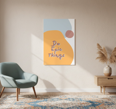 Poster zitat mache epische dinge - TenStickers