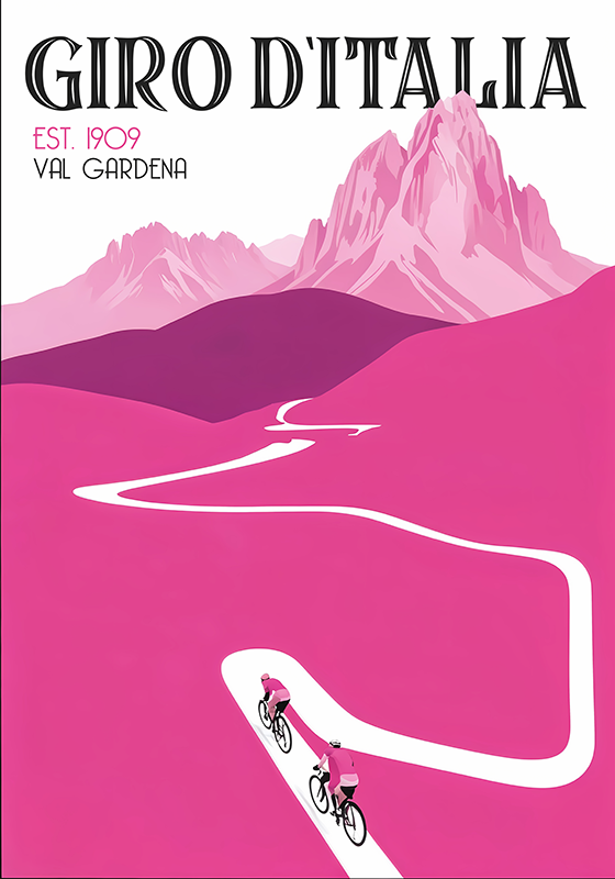 Poster Kreise val gardena - TenStickers