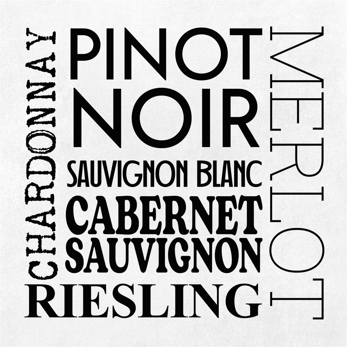 Küchenposter weinsorten - TenStickers