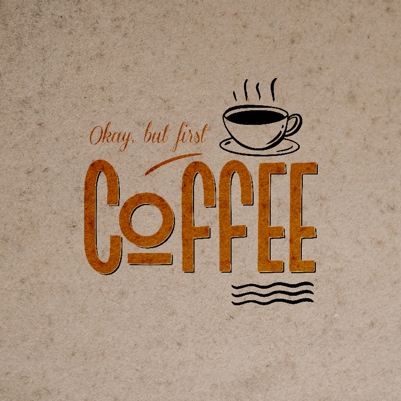 Küchenposter mit schönem vintage-spruch - TenStickers