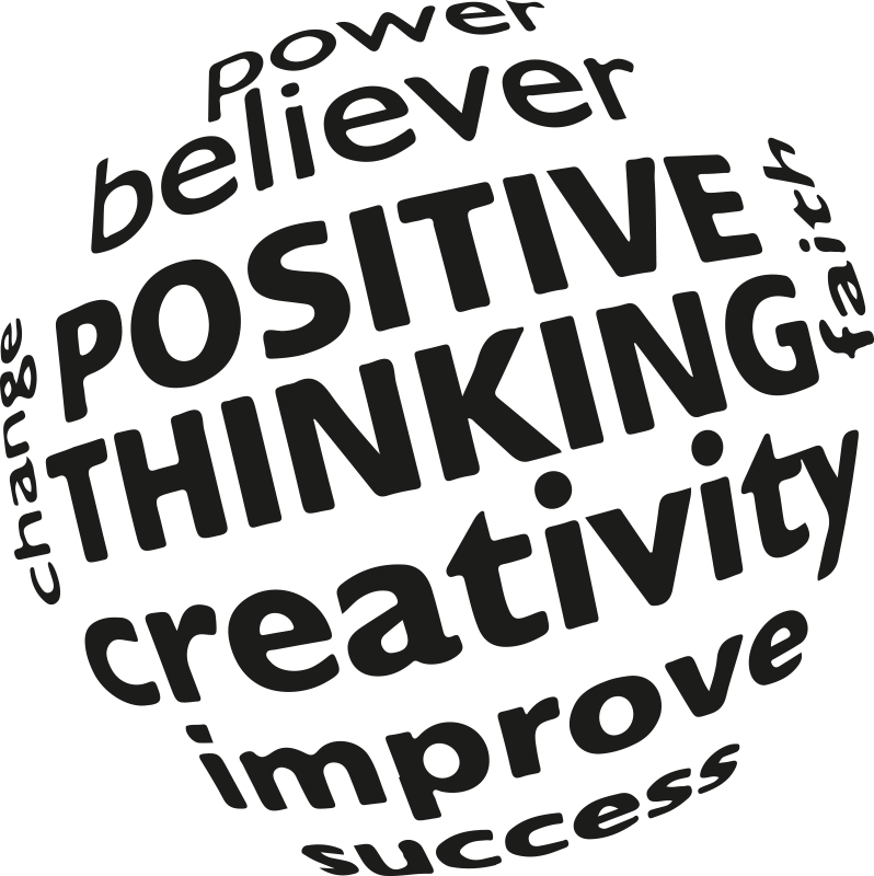 Poster büro für kraftvolle glaubenssätze verbessern - TenStickers