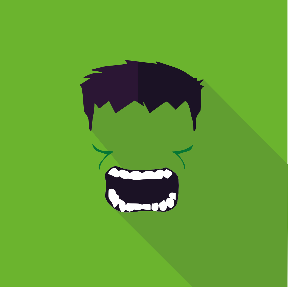 Jugendzimmer poster grüner superheld - TenStickers