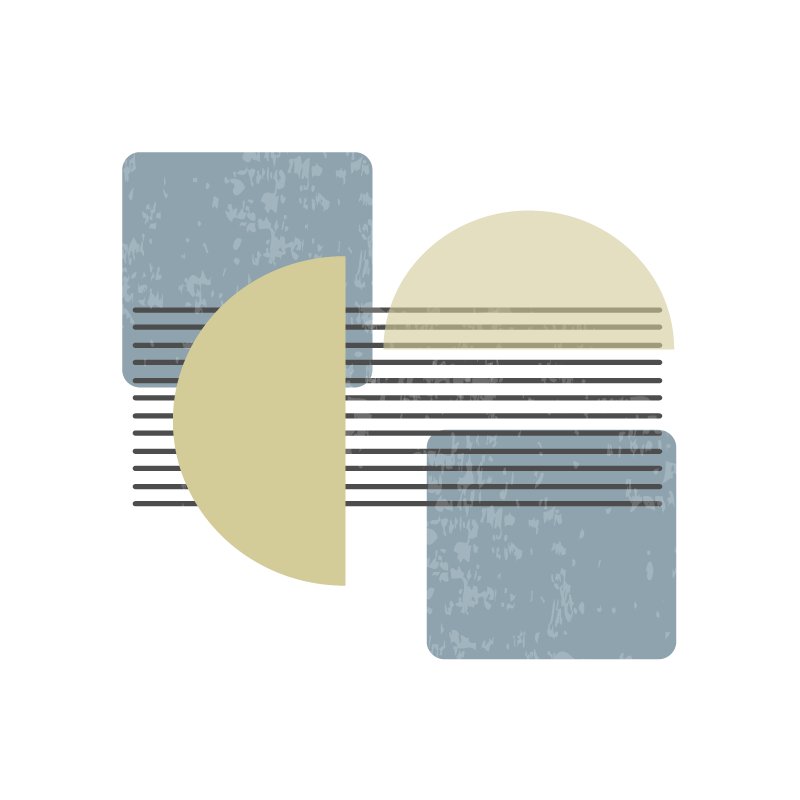 Poster wohnzimmer zeitgenössische kunst modernes design - TenStickers