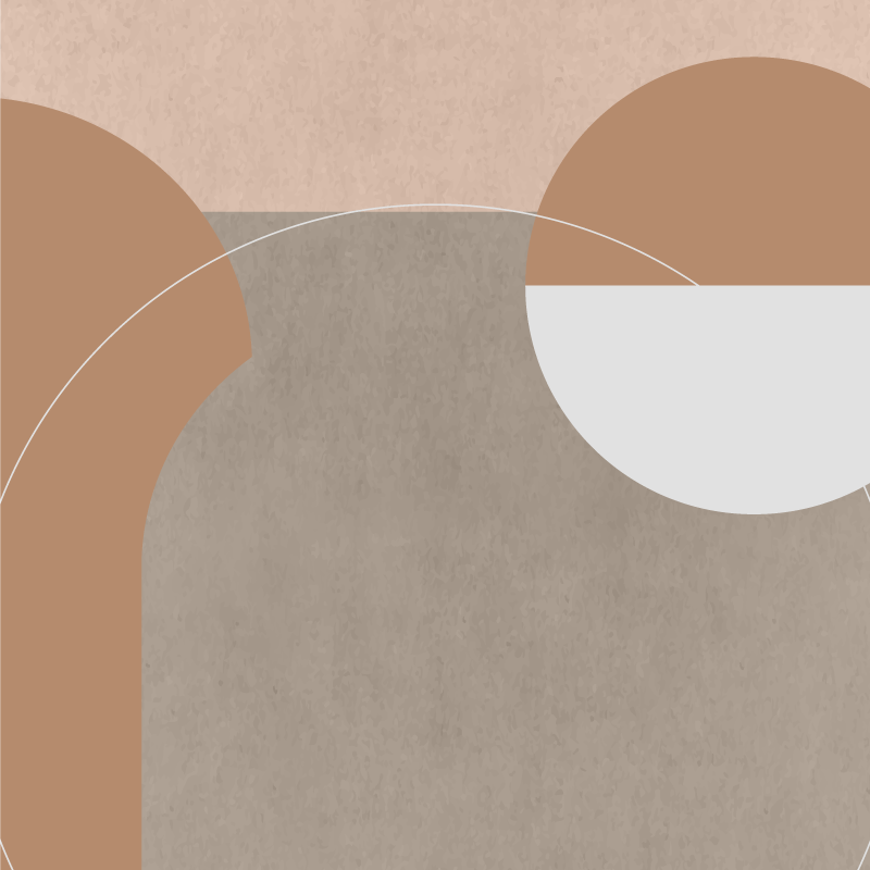 Poster wohnzimmer im unregelmäßigen geometrischen stil - TenStickers