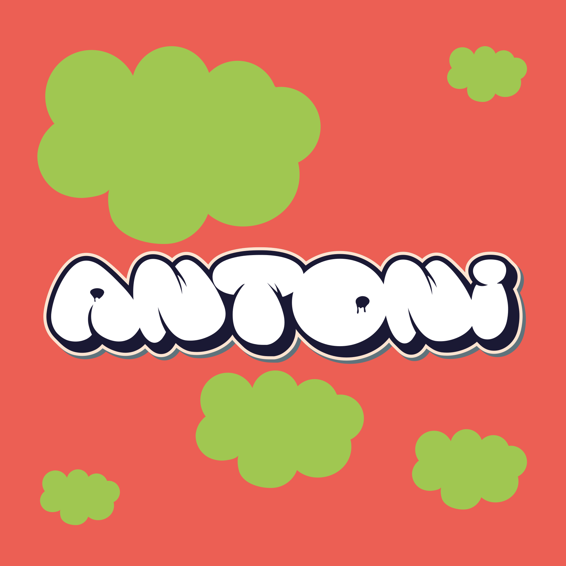 Jugendzimmer poster im verspielten schriftstil - TenStickers