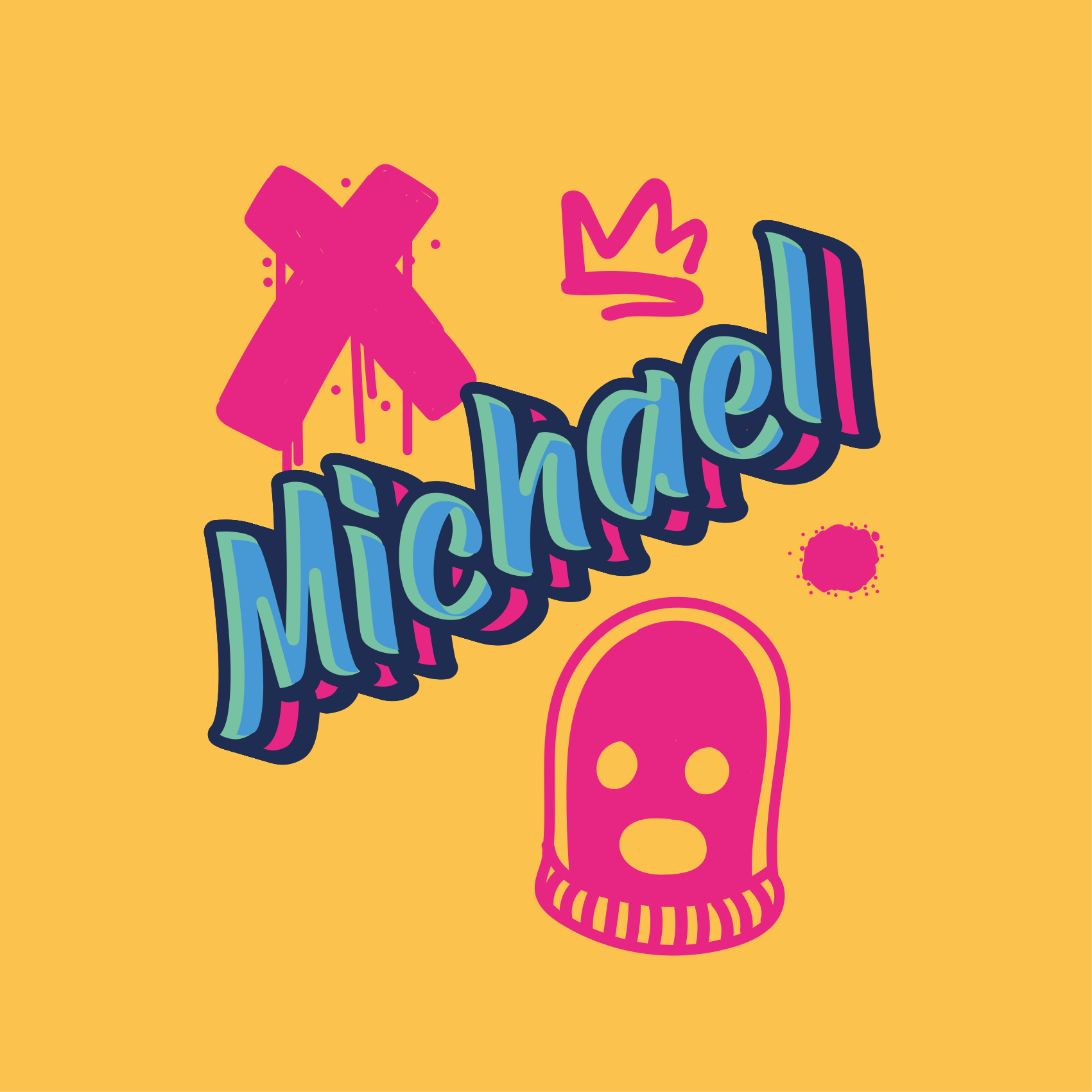 Jugendzimmer poster mit mutiger schriftart ausdruck - TenStickers