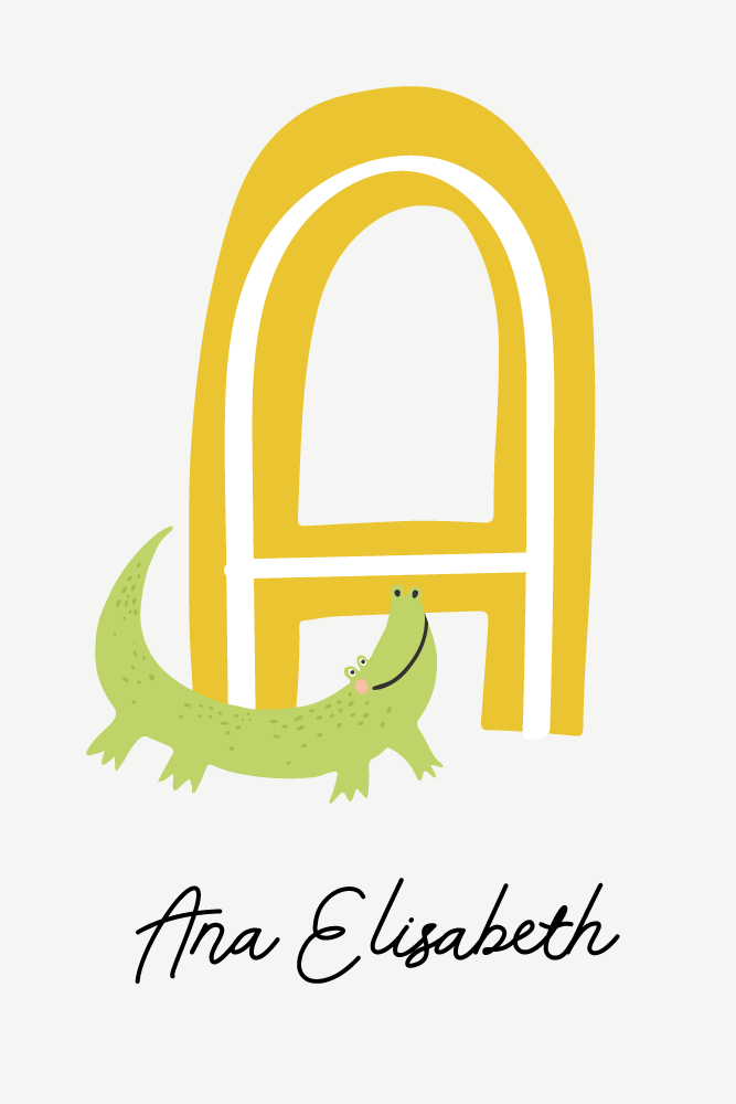 Jugendzimmer poster ein krokodil begleiter - TenStickers