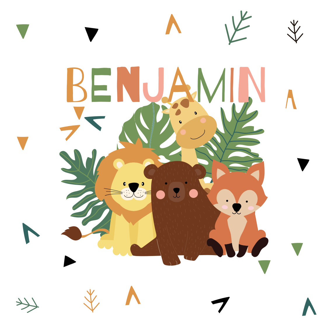 Personalisierte poster tierfreunde versammlung - TenStickers