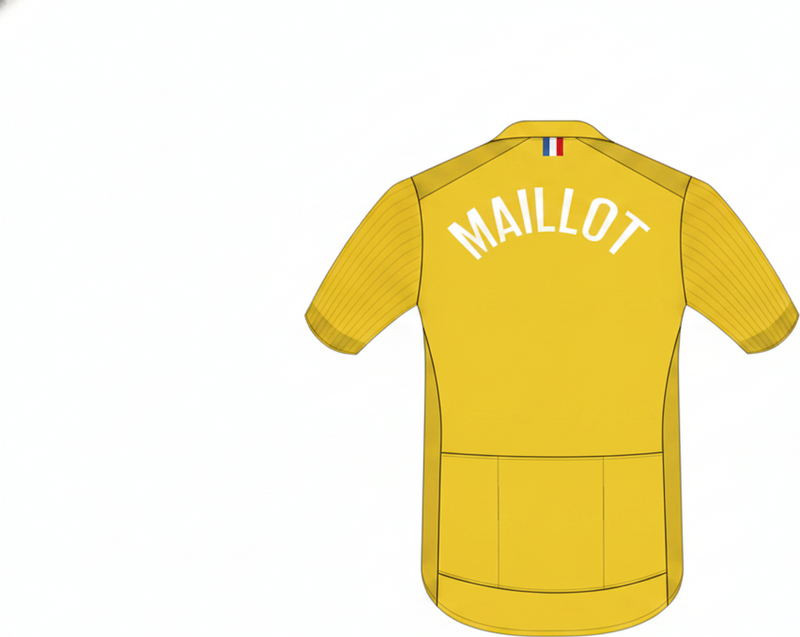 Poster kreise gelbes "maillot" - TenStickers