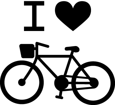Poster kreise i liebe fahrräder wanddeko - TenStickers