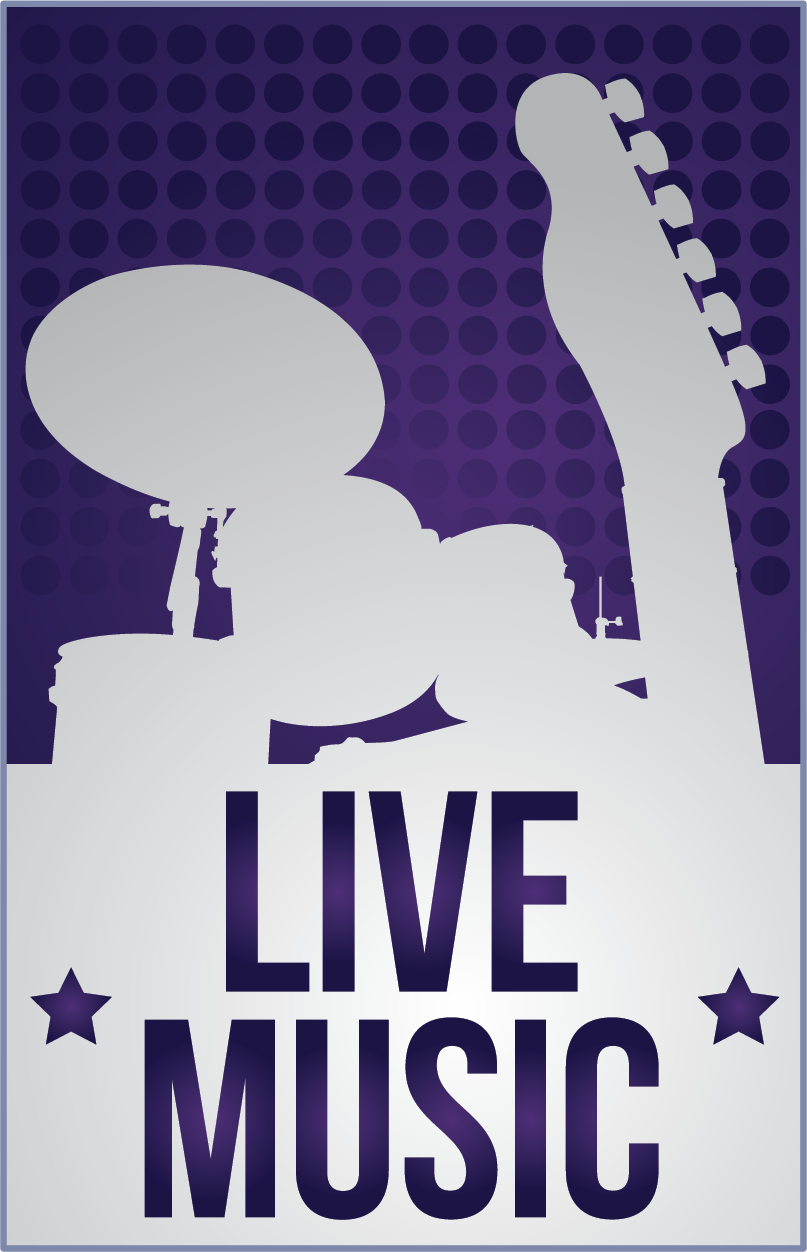 Musik poster dekorative lebensmusik vinyl - TenStickers