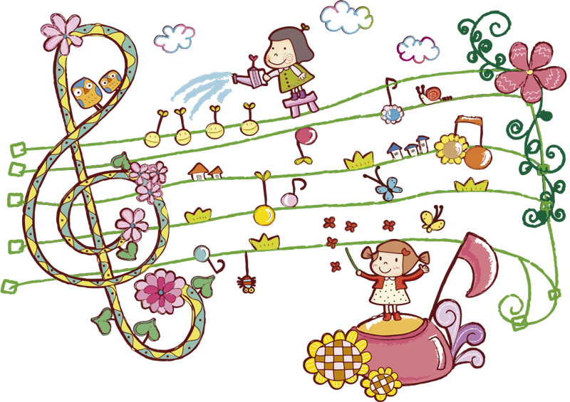 Musik poster für kinder stadt der musik - TenStickers