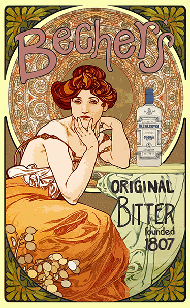 Vintage poster moderner dekorativer vinyldruck - TenStickers