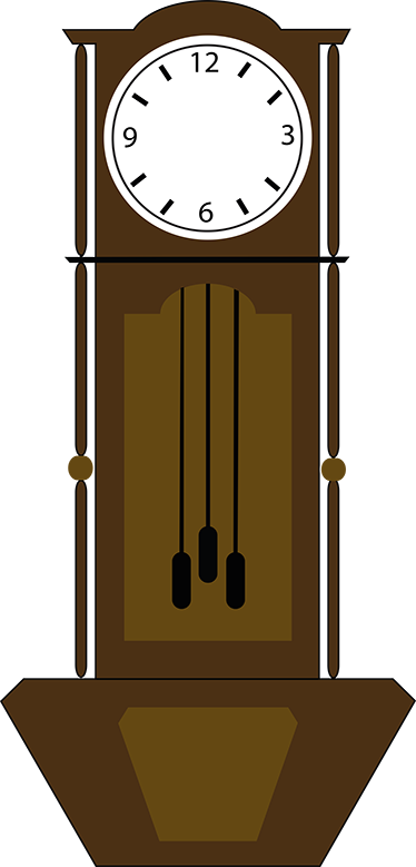 Vintage poster wanduhr im antikdesign - TenStickers