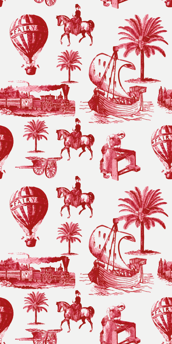Vintage poster französische vintage heißluftballons - TenStickers