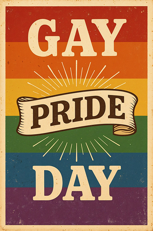Poster zitat zum gay pride day - TenStickers