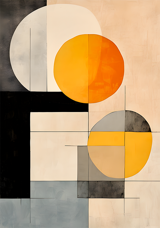Kunstdrucke geometrische formen - TenStickers